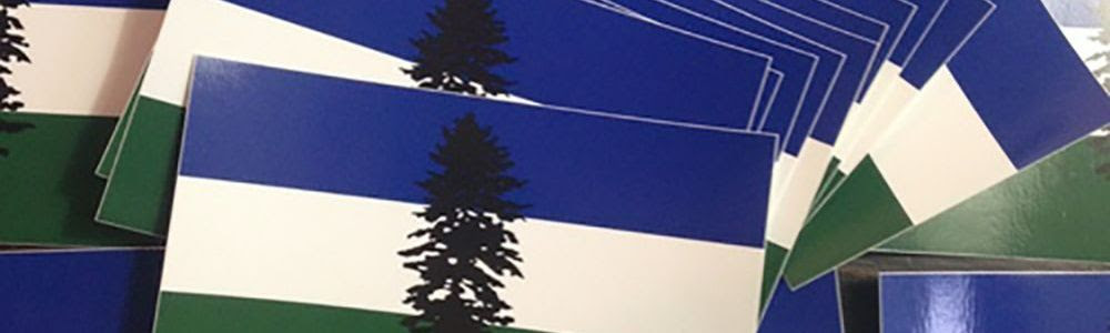 Cascadia Flag Stickers