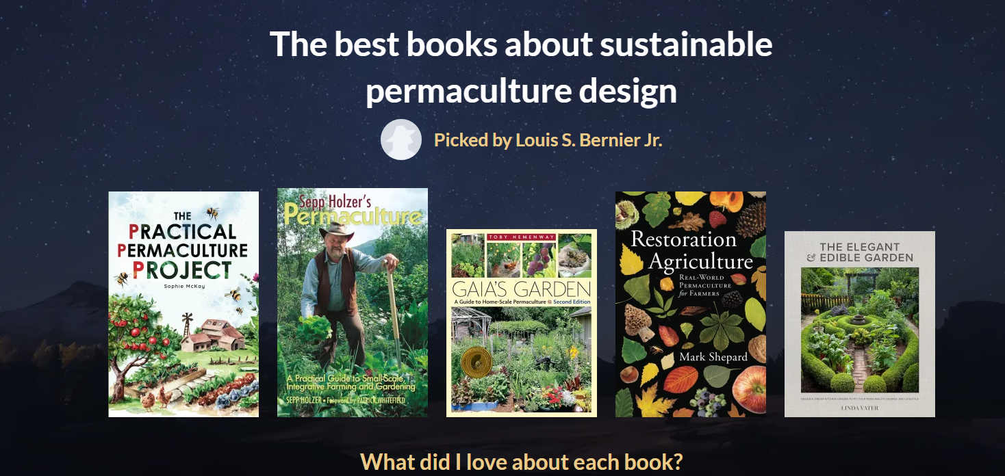 Best Permaculture Design Books Best Permaculture Design Books