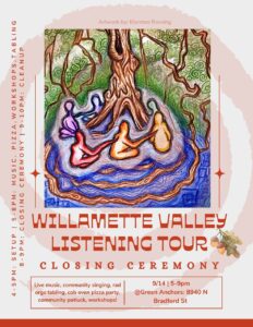 Willamette River Listening Tour Closing Ceremony