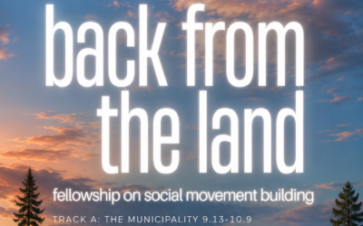 Sept 12 – Oct 9: Back from the Land Fellowship at the Center for Rural Livelihoods